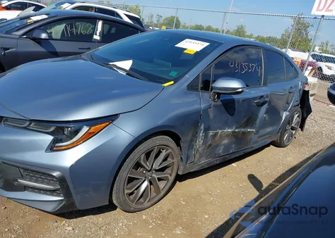 2020 Toyota Corolla Se from USA, damaged, VIN 5YFS4RCE6LP011409